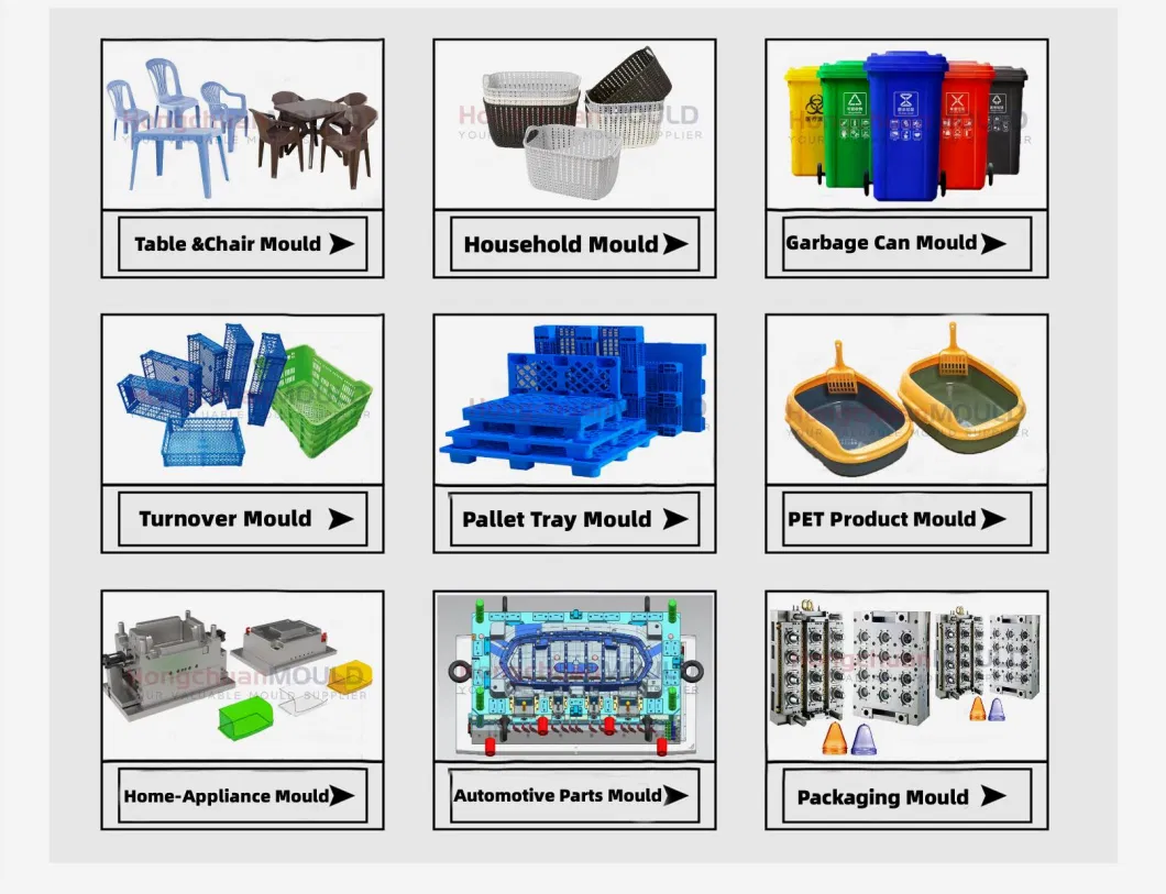 Plastic Pallet Foldable Large Box/Bin Container Injection Mould