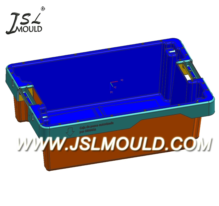 High Quality Plastic Fish Bin Crate Mould