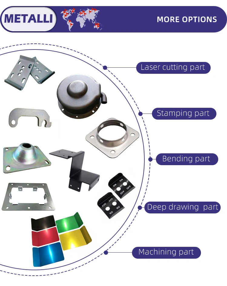 Custom Stainless Steel Laser Cutting Parts Bending Parts Sheet Metal Parts