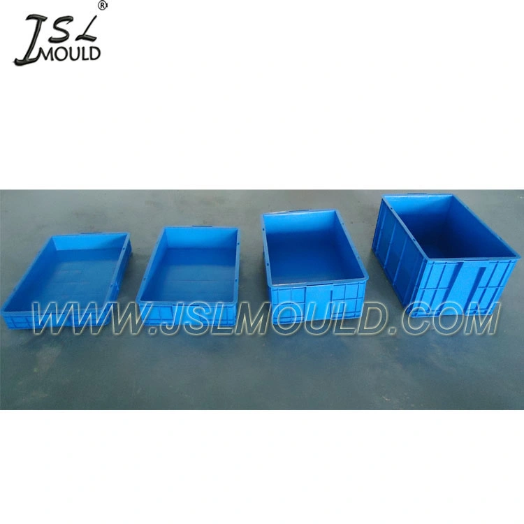 Transparent Plastic Storage Crate Bin Mould