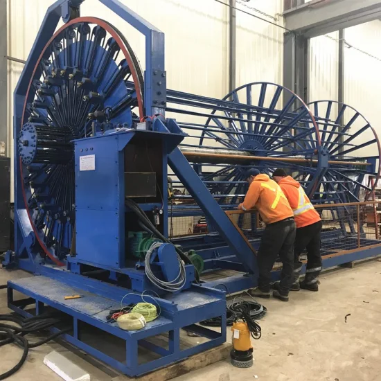 Machine de formage de tuyaux en béton, moules en acier pour la fabrication de tuyaux en béton, équipement de soudage de cage à barres renforcée